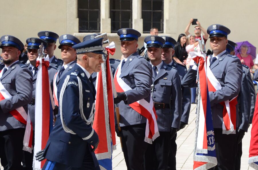 Wojewódzkie obchody święta policji w Krakowie. Fot. Janusz Ślęzak (IPN)