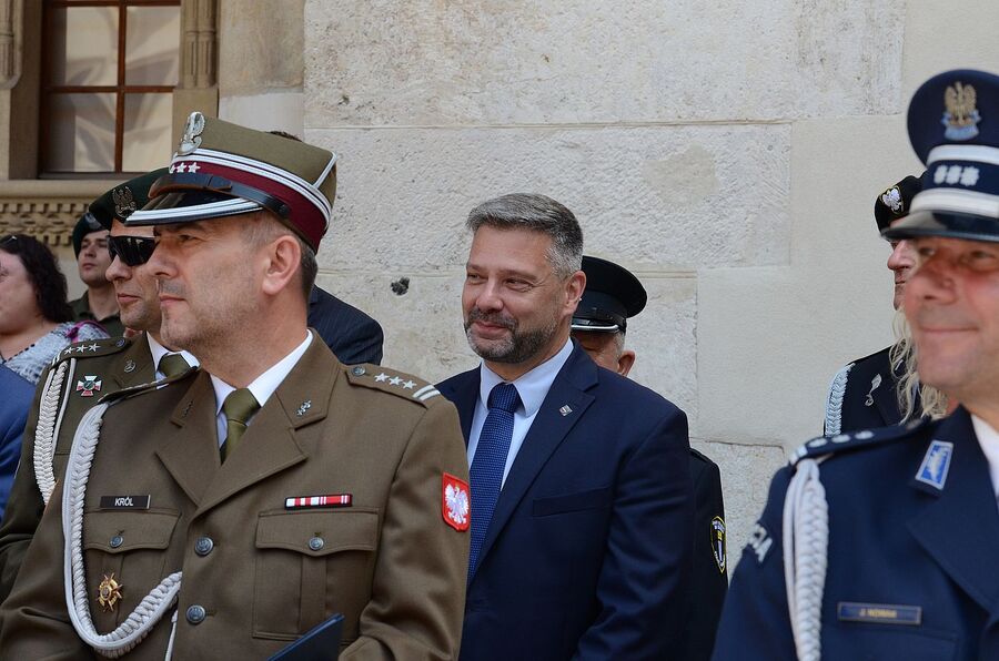 Wojewódzkie obchody święta policji w Krakowie. Fot. Janusz Ślęzak (IPN)