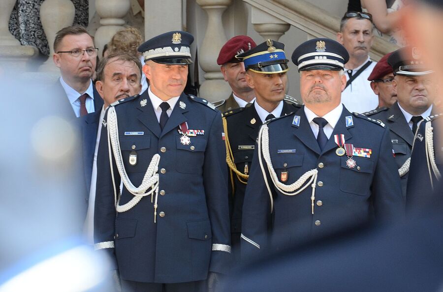 Wojewódzkie obchody święta policji w Krakowie. Fot. Janusz Ślęzak (IPN)