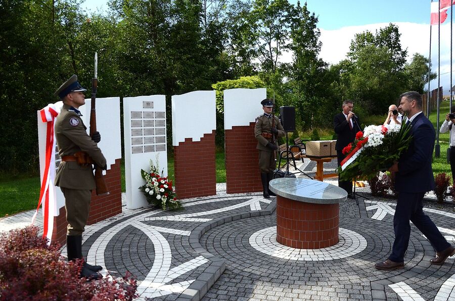 Lipnica Wielka. Finał patriotycznego projektu na Orawie. Fot. Janusz Ślęzak (IPN)