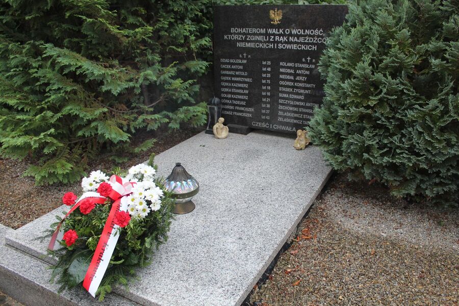 80. rocznica niemieckiej zbrodni w gminie Książ Wielki. Fot. Dawid Terelak (IPN)