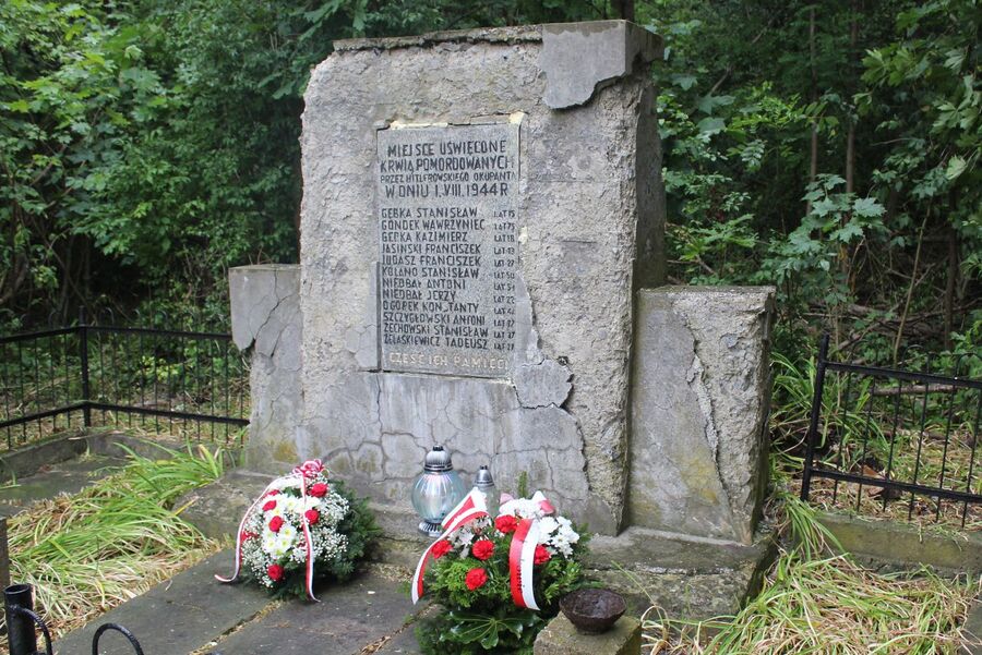 80. rocznica niemieckiej zbrodni w gminie Książ Wielki. Fot. Dawid Terelak (IPN)
