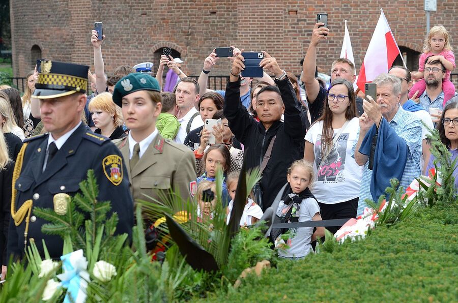Krakowskie uroczystości w 80. rocznicę wybuchu powstania warszawskiego. Fot. Janusz Ślęzak (IPN)