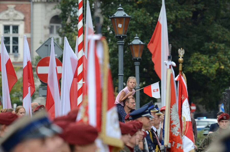 Krakowskie uroczystości w 80. rocznicę wybuchu powstania warszawskiego. Fot. Janusz Ślęzak (IPN)