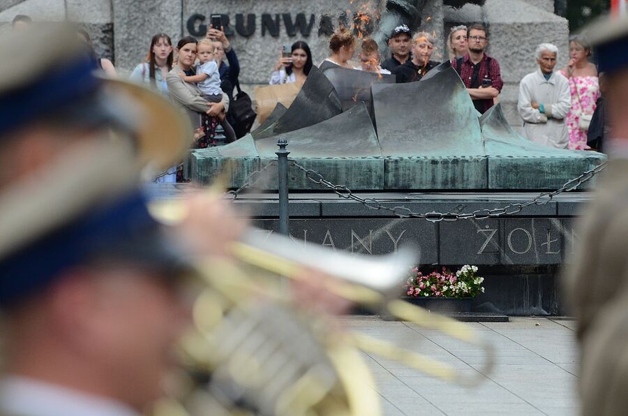 Krakowskie uroczystości w 80. rocznicę wybuchu powstania warszawskiego. Fot. Janusz Ślęzak (IPN)