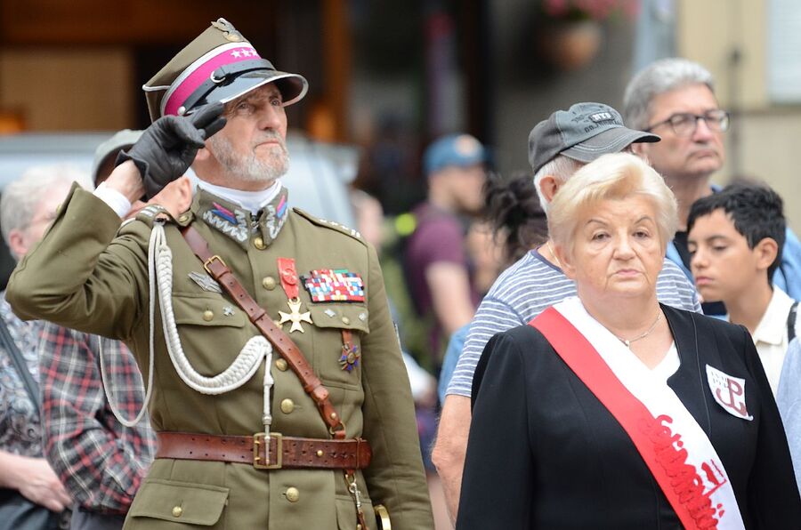 Krakowskie uroczystości w 80. rocznicę wybuchu powstania warszawskiego. Fot. Janusz Ślęzak (IPN)