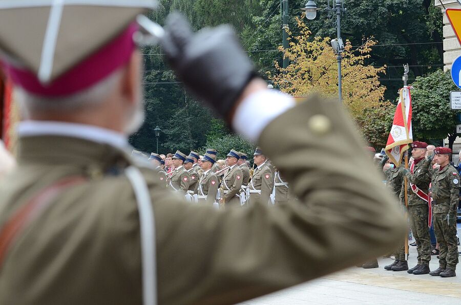 Krakowskie uroczystości w 80. rocznicę wybuchu powstania warszawskiego. Fot. Janusz Ślęzak (IPN)