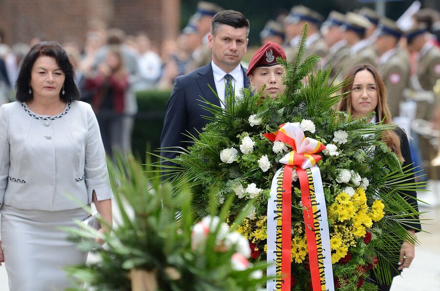Krakowskie uroczystości w 80. rocznicę wybuchu powstania warszawskiego. Fot. Janusz Ślęzak (IPN)