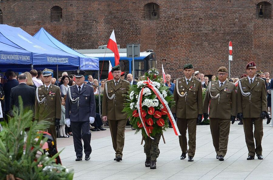Krakowskie uroczystości w 80. rocznicę wybuchu powstania warszawskiego. Fot. Janusz Ślęzak (IPN)
