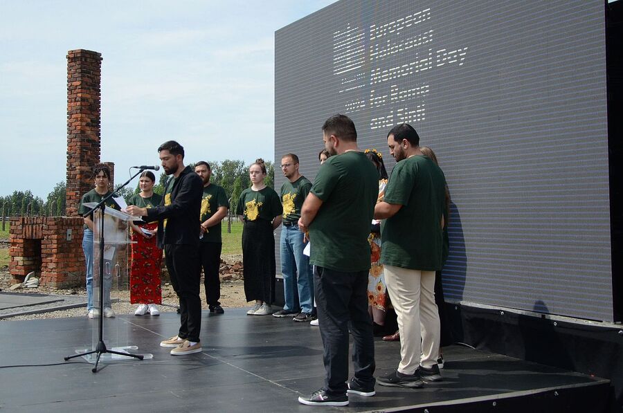 Dzień Pamięci o Zagładzie Romów i Sinti. Fot. Janusz Ślęzak (IPN)