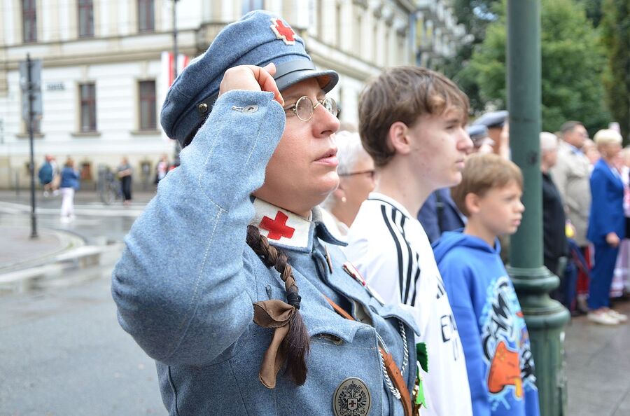 110. rocznica wymarszu Pierwszej Kompanii Kadrowej. Fot. Janusz Ślęzak (IPN)