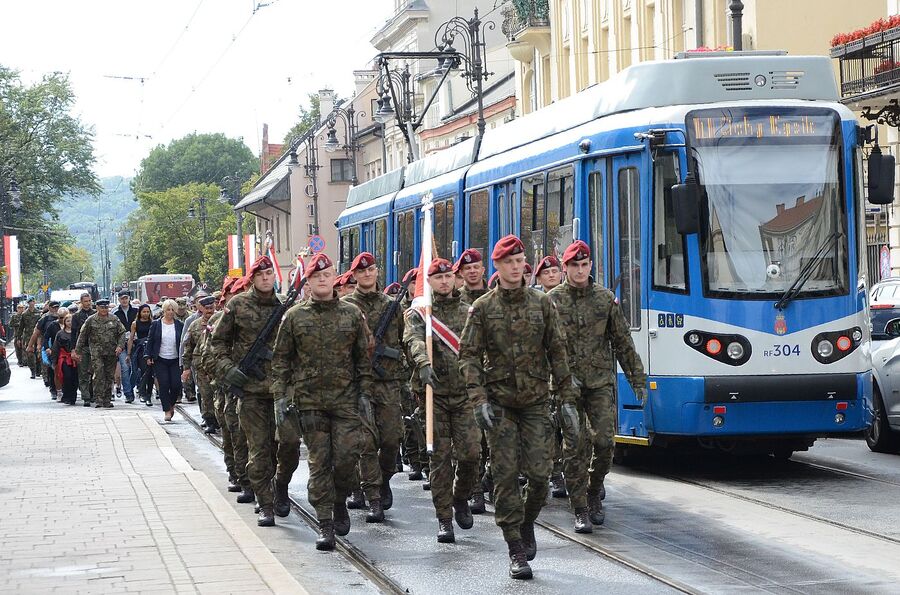 110. rocznica wymarszu Pierwszej Kompanii Kadrowej. Fot. Janusz Ślęzak (IPN)