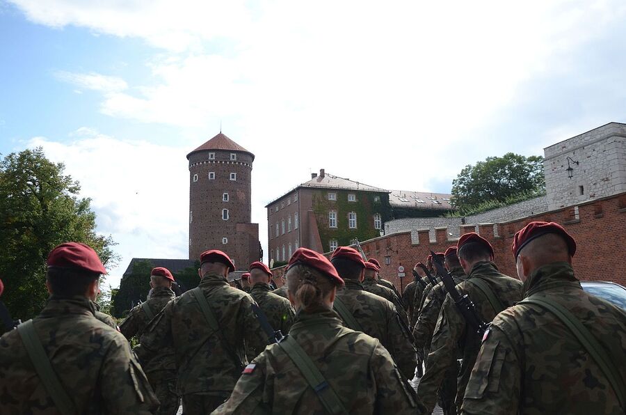 110. rocznica wymarszu Pierwszej Kompanii Kadrowej. Fot. Janusz Ślęzak (IPN)