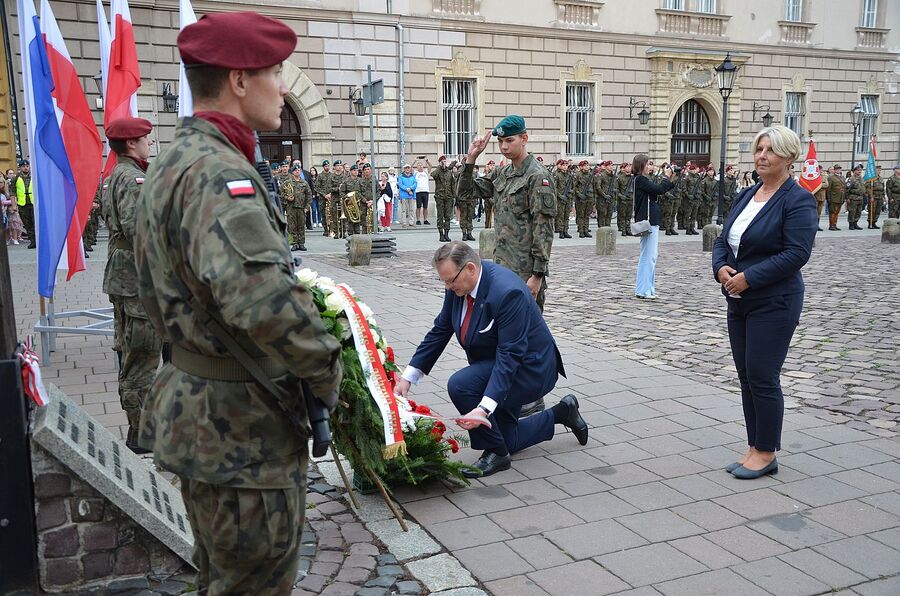 110. rocznica wymarszu Pierwszej Kompanii Kadrowej. Fot. Janusz Ślęzak (IPN)