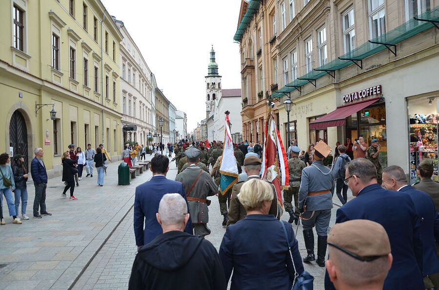 110. rocznica wymarszu Pierwszej Kompanii Kadrowej. Fot. Janusz Ślęzak (IPN)