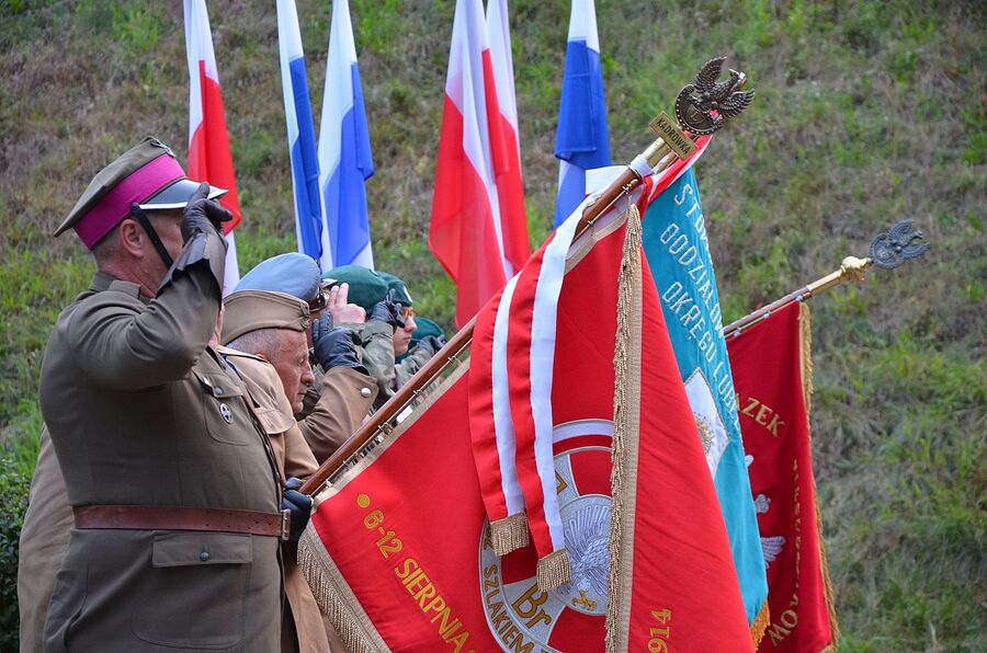 110. rocznica wymarszu Pierwszej Kompanii Kadrowej. Fot. Janusz Ślęzak (IPN)