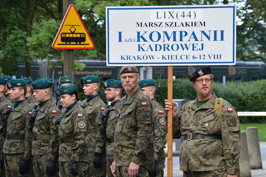 110. rocznica wymarszu Pierwszej Kompanii Kadrowej. Fot. Janusz Ślęzak (IPN)