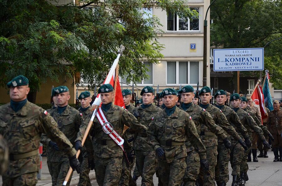 110. rocznica wymarszu Pierwszej Kompanii Kadrowej. Fot. Janusz Ślęzak (IPN)
