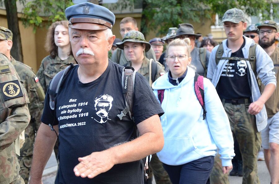 110. rocznica wymarszu Pierwszej Kompanii Kadrowej. Fot. Janusz Ślęzak (IPN)