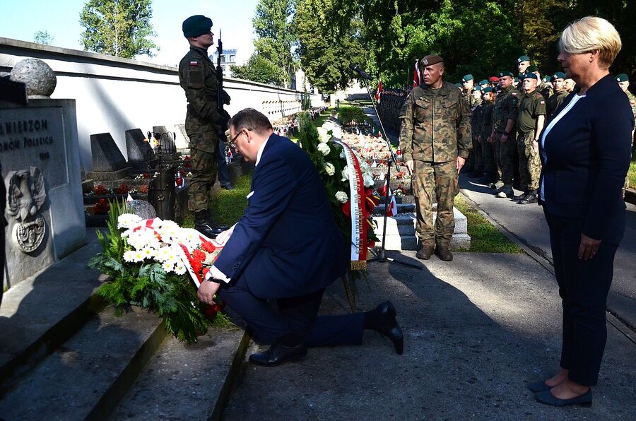 110. rocznica wymarszu Pierwszej Kompanii Kadrowej. Fot. Janusz Ślęzak (IPN)