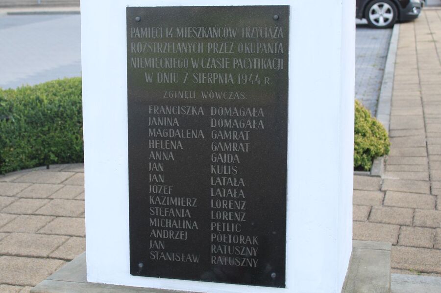 80. rocznica niemieckiej zbrodni w Trzyciążu. Fot. IPN