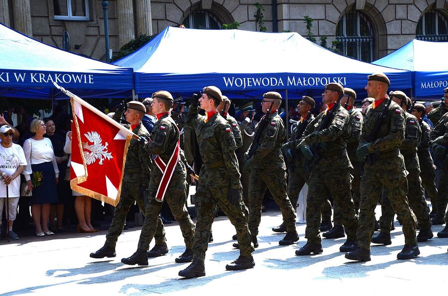 Święto Wojska Polskiego w Krakowie. Fot. Janusz Ślęzak (IPN)