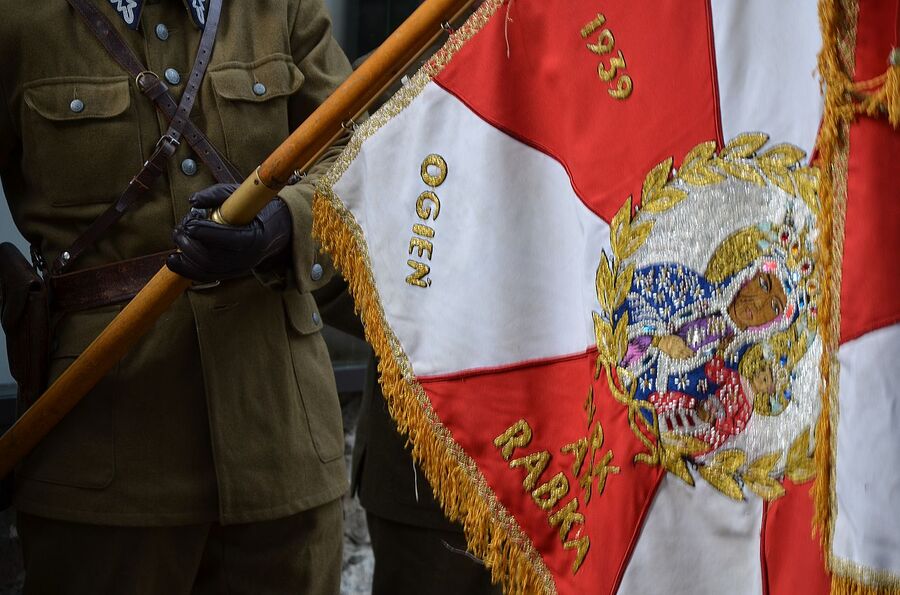 78. rocznicę rozbicia więzienia św. Michała w Krakowie. Fot. Janusz Ślęzak (IPN)