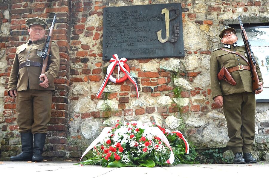 78. rocznicę rozbicia więzienia św. Michała w Krakowie. Fot. Janusz Ślęzak (IPN)