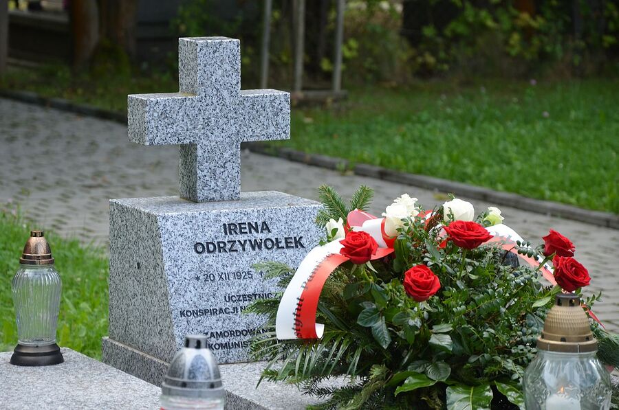 Grób Ireny Odrzywołek. Fot. Janusz Ślęzak (IPN)
