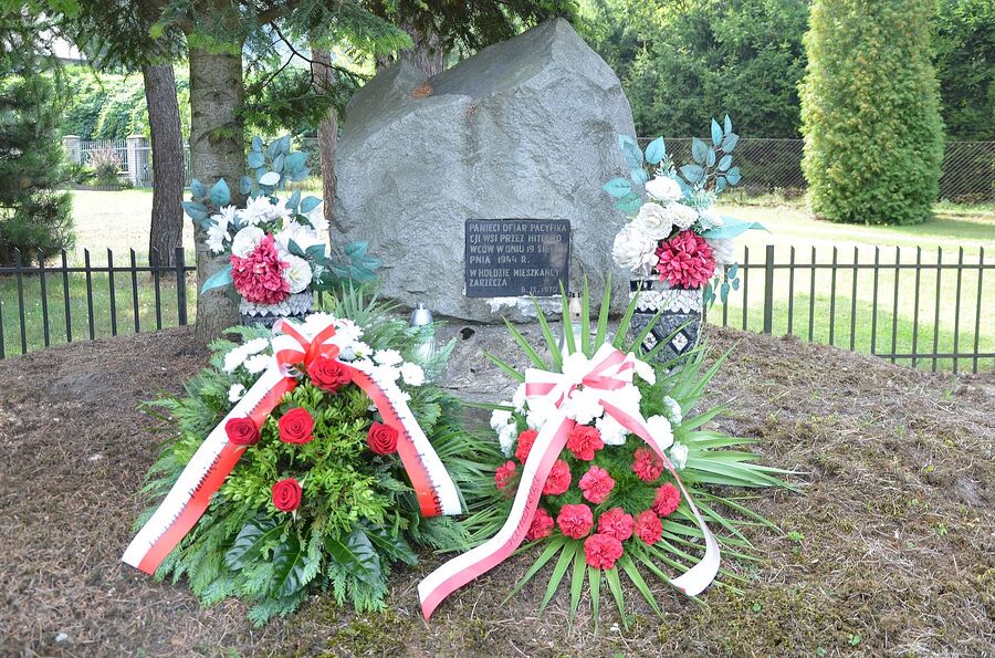 Uczciliśmy ofiary niemieckiej pacyfikacji wsi Zarzecze. Fot. Janusz Ślęzak (IPN)