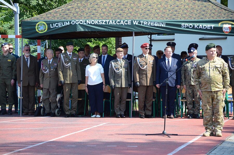 W Trzebini odsłonięto mural z sylwetką ppłk. Zbigniewa Rylskiego. Fot. Janusz Ślęzak (IPN)