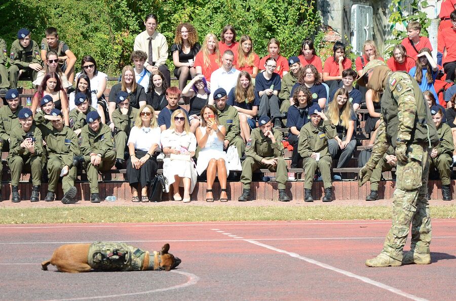 W Trzebini odsłonięto mural z sylwetką ppłk. Zbigniewa Rylskiego. Fot. Janusz Ślęzak (IPN)