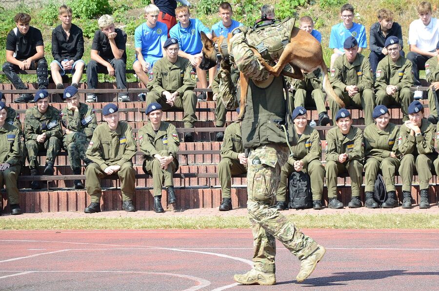 W Trzebini odsłonięto mural z sylwetką ppłk. Zbigniewa Rylskiego. Fot. Janusz Ślęzak (IPN)