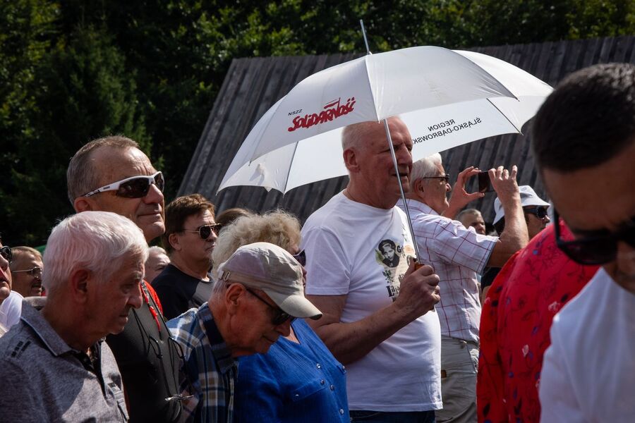 Uroczystość w hołdzie ks. Gurgaczowi i żołnierzom PPAN. Fot. Agnieszka Masłowska (IPN)