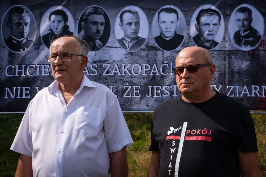 Uroczystość w hołdzie ks. Gurgaczowi i żołnierzom PPAN. Fot. Agnieszka Masłowska (IPN)