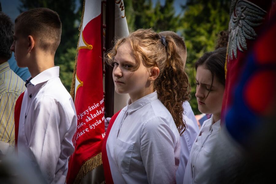 Uroczystość w hołdzie ks. Gurgaczowi i żołnierzom PPAN. Fot. Agnieszka Masłowska (IPN)