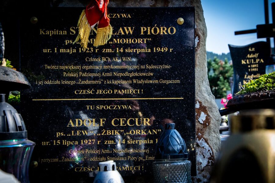 Uroczystość w hołdzie ks. Gurgaczowi i żołnierzom PPAN. Fot. Agnieszka Masłowska (IPN)