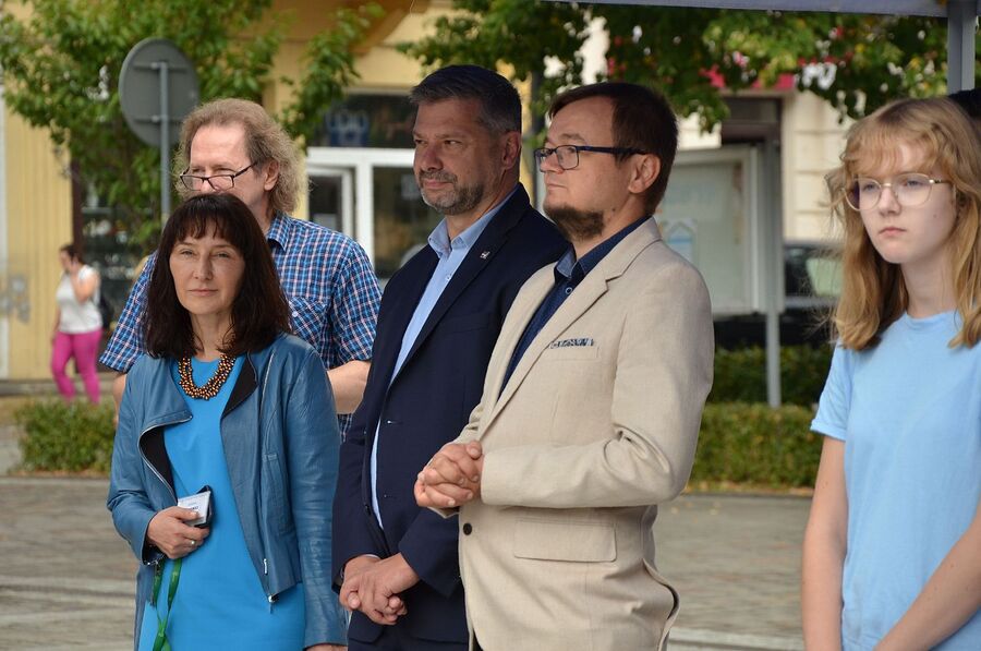 Mobilny Przystanek Historia Przyszłości w Myślenicach. Fot. Janusz Ślęzak (IPN)