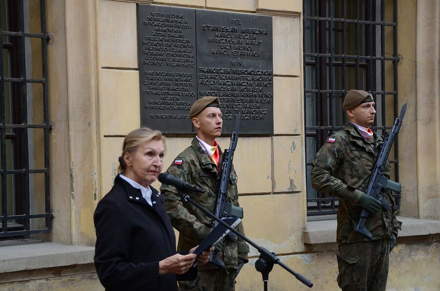 Uroczystość w 77. rocznicę wyroków w procesie krakowskim. Fot. Janusz Ślęzak (IPN)