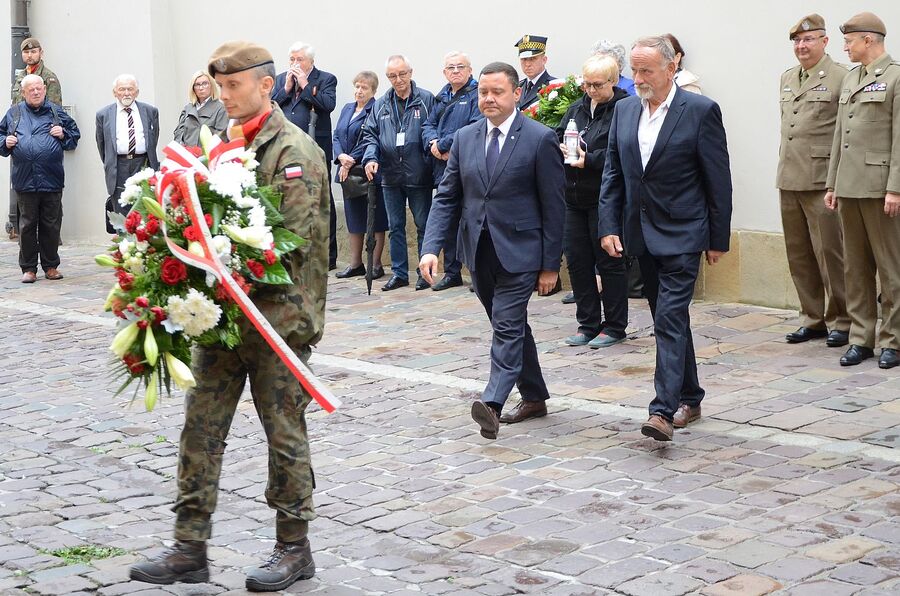 Uroczystość w 77. rocznicę wyroków w procesie krakowskim. Fot. Janusz Ślęzak (IPN)