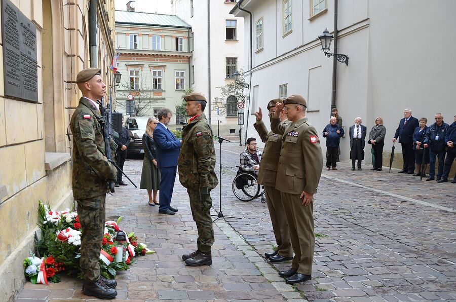 Uroczystość w 77. rocznicę wyroków w procesie krakowskim. Fot. Janusz Ślęzak (IPN)