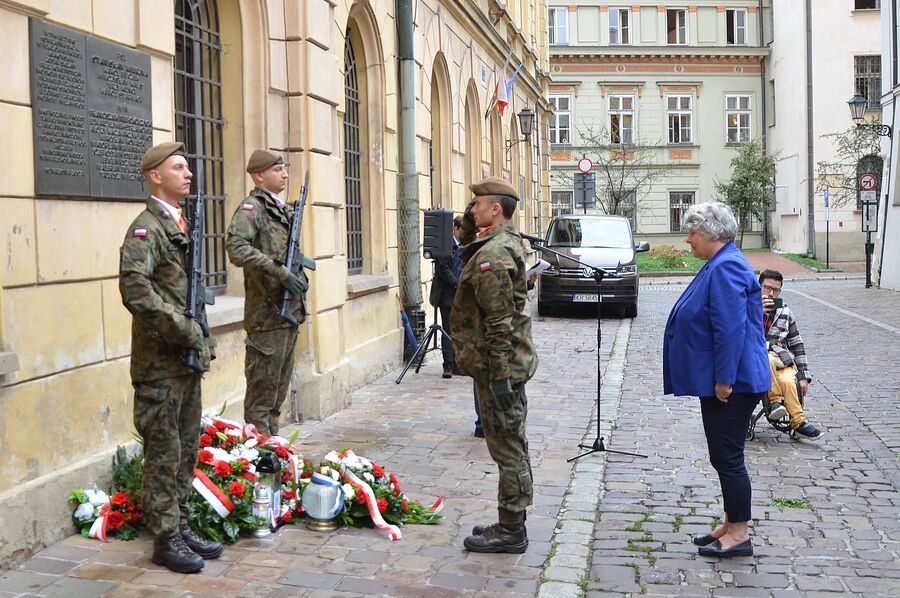 Uroczystość w 77. rocznicę wyroków w procesie krakowskim. Fot. Janusz Ślęzak (IPN)