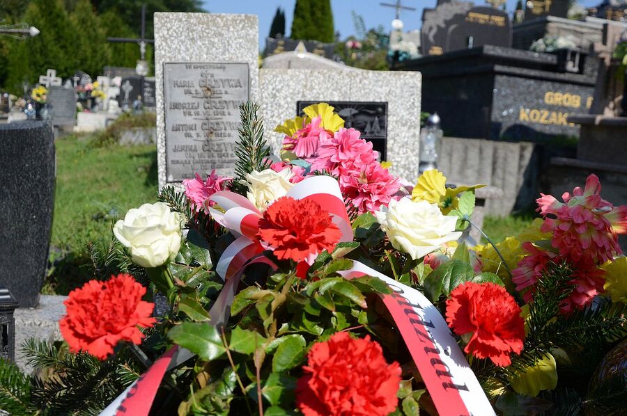 80. rocznica niemieckiej pacyfikacji Wiśniowej i okolicznych miejscowości. Fot. Janusz Ślęzak (IPN)