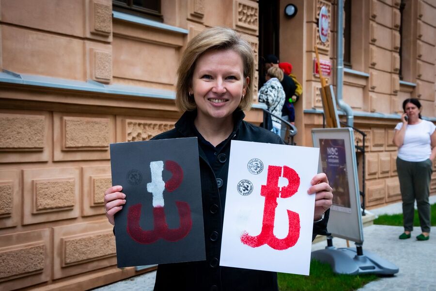 Zwiedzanie nowej siedziby Oddziału IPN w Krakowie. Fot. Agnieszka Masłowska (IPN)