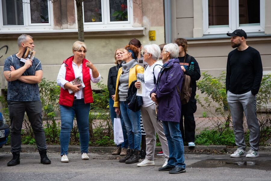 Zwiedzanie nowej siedziby Oddziału IPN w Krakowie. Fot. Agnieszka Masłowska (IPN)