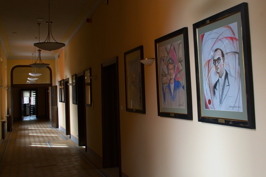 Zwiedzanie nowej siedziby Oddziału IPN w Krakowie. Fot. Filip Musiał (IPN)