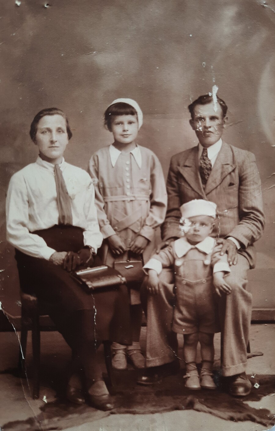 Józef Kałabun, zdjęcie rodzinne ok. 1939-1940