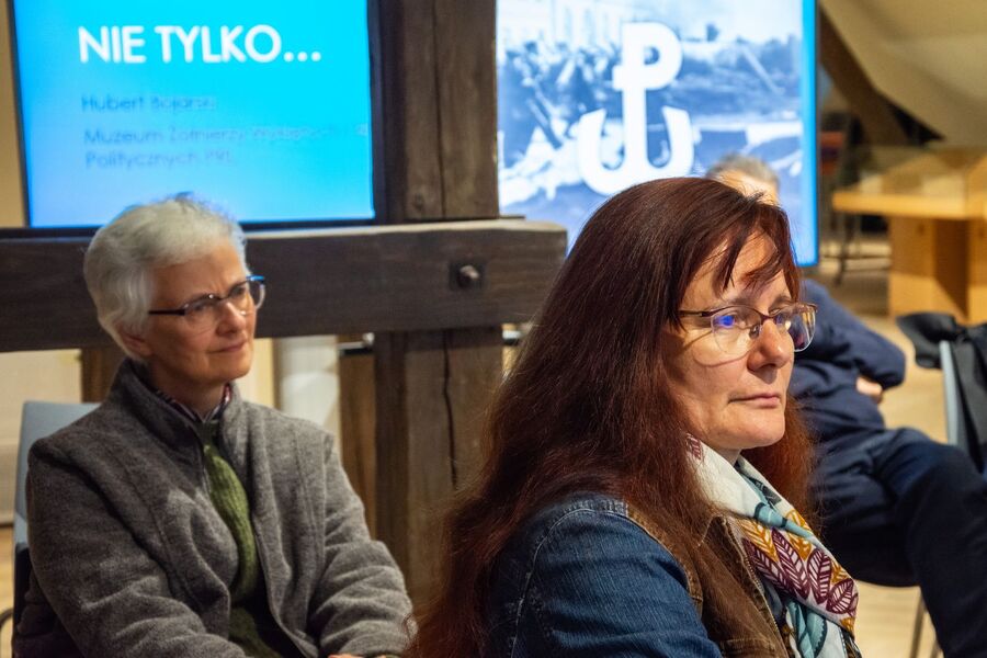 Wykład Huberta Bojarskiego o powstaniu warszawskim. Fot. Agnieszka Masłowska (IPN)