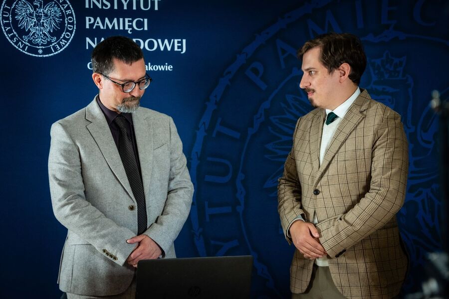 Wykład Huberta Bojarskiego o powstaniu warszawskim. Fot. Agnieszka Masłowska (IPN)