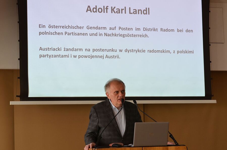 Sympozjum naukowe o Adolfie Karlu Landlu w Krakowie. Fot. Janusz Ślęzak (IPN)